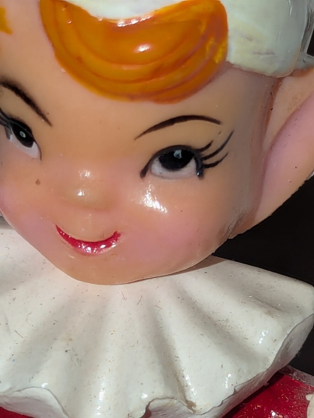 Vintage Mid Century Christmas Pixie Elf Figurine Whimsical - Picture 10 of 12